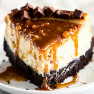 Caramel Brownie Cheesecake