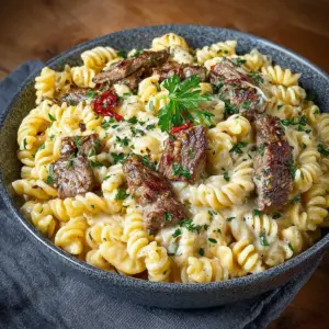 Creamy Steak Pasta