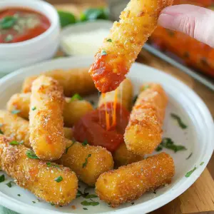 Homemade Mozzarella Sticks