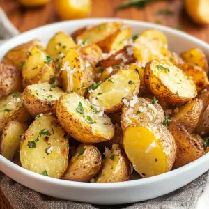 Air Fryer Garlic Parmesan Potatoes