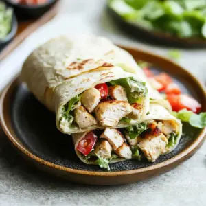 Chicken Caesar Wraps