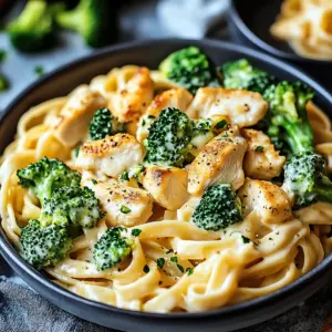 Creamy Chicken Broccoli Alfredo in 25 Mins Fast