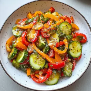 Cucumber and Sweet Pepper Salad