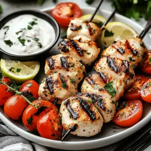 Easy Flavorful Grilled Chicken Souvlaki Recipe to Try