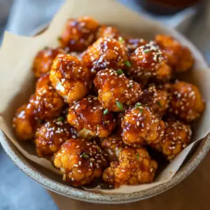 Honey Sriracha Cauliflower