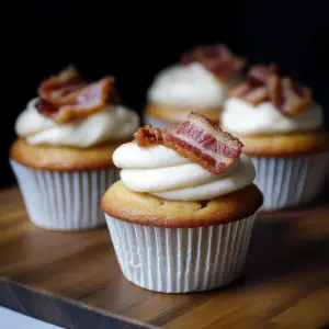 Maple Bacon Cupcakes