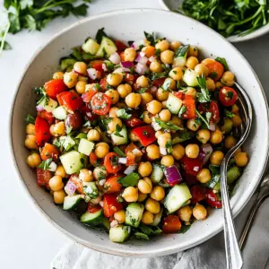 Mediterranean Chickpea Salad