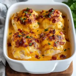 Smothered Chicken Bacon Cheddar