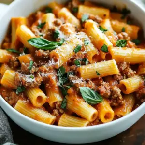 Spicy Sausage Rigatoni