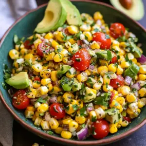 Summer Corn Salad with Avocado