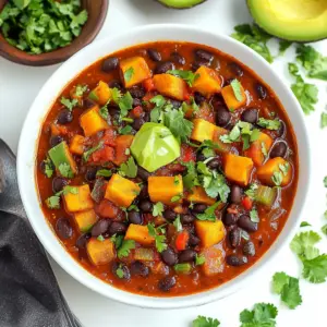 Sweet Potato Black Bean Chili