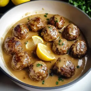 Meatballs in Lemon Sauce