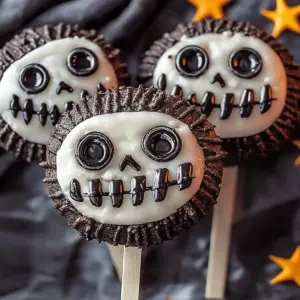 Jack Skellington Oreo Pops
