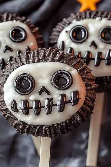 Jack Skellington Oreo Pops