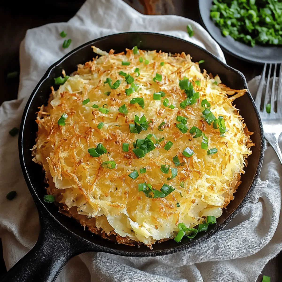 Irish Cheddar Cabbage Hash Brown Skillet