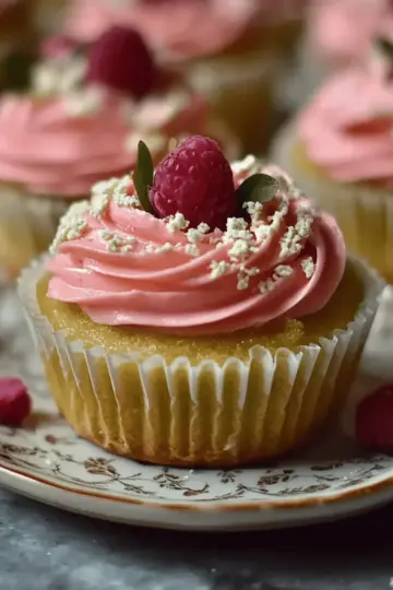 Vegan Mini Rose Cupcakes