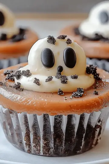 Spooky Graveyard Pudding Cookie Cups