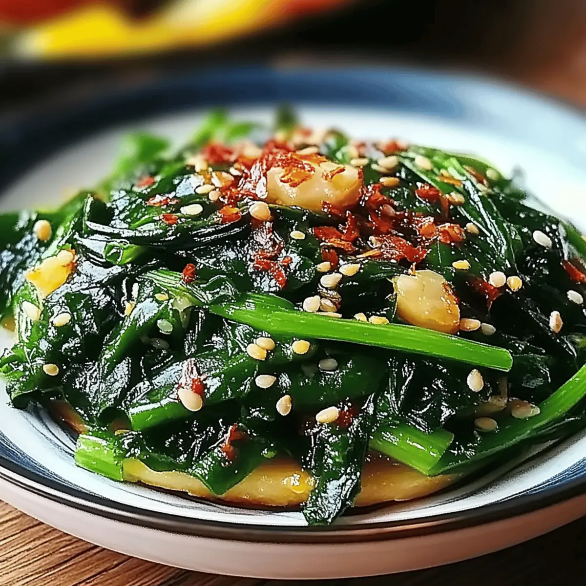 Korean Spinach Salad