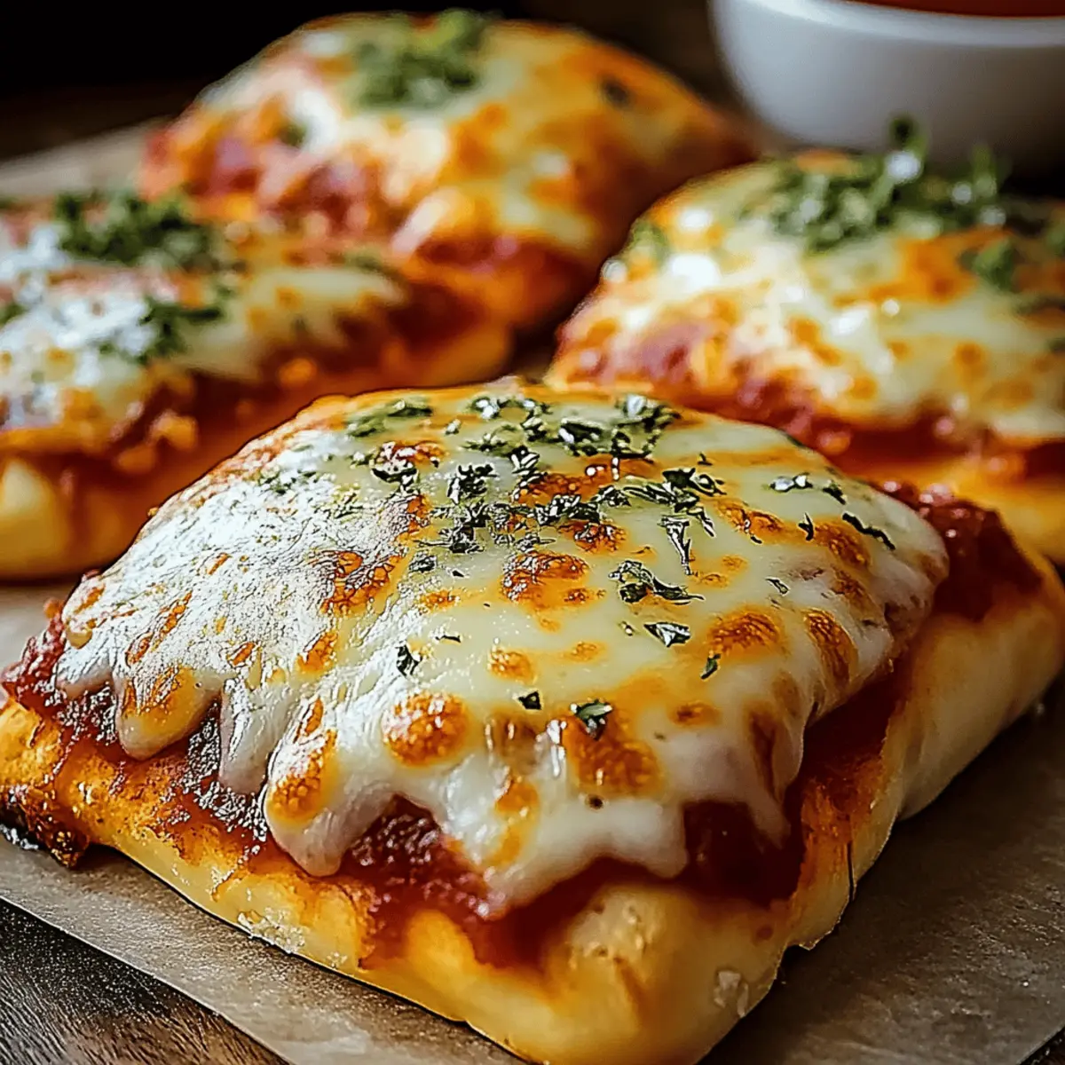 Cheesy Pizza Pockets