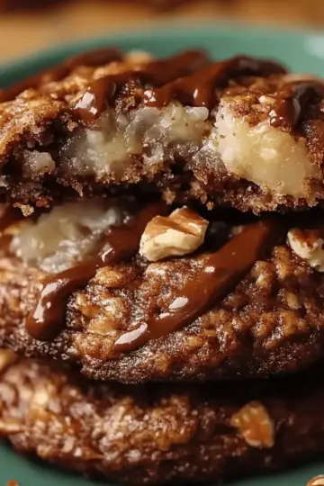 German Chocolate Cookies