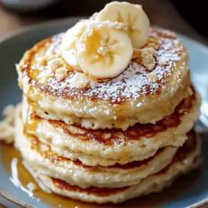 Fluffy Banana Pancakes