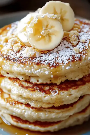 Fluffy Banana Pancakes