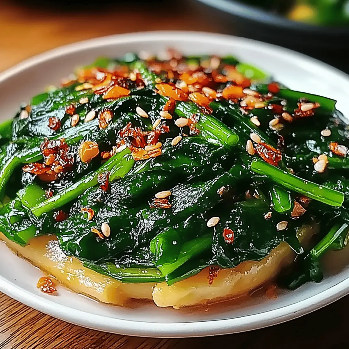 Korean Spinach Salad