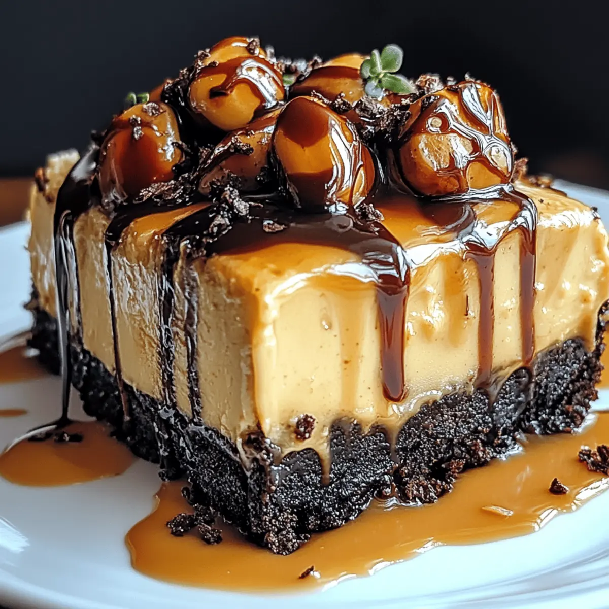 Milky Way Caramel Cheesecake Brownies