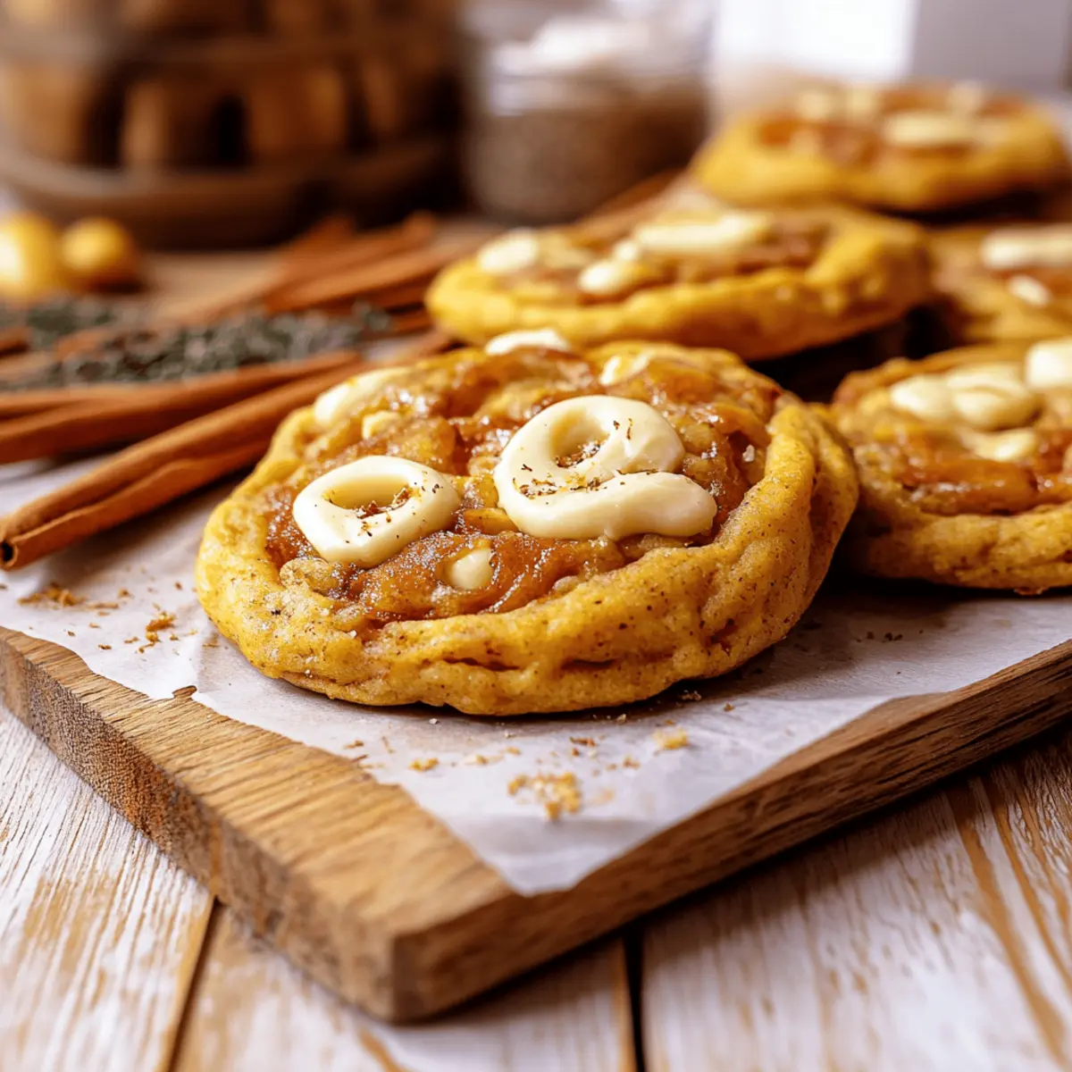 Pumpkin White Chocolate Chip Cookies