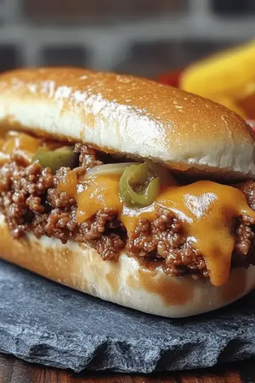 Philly Cheese Steak Sloppy Joes