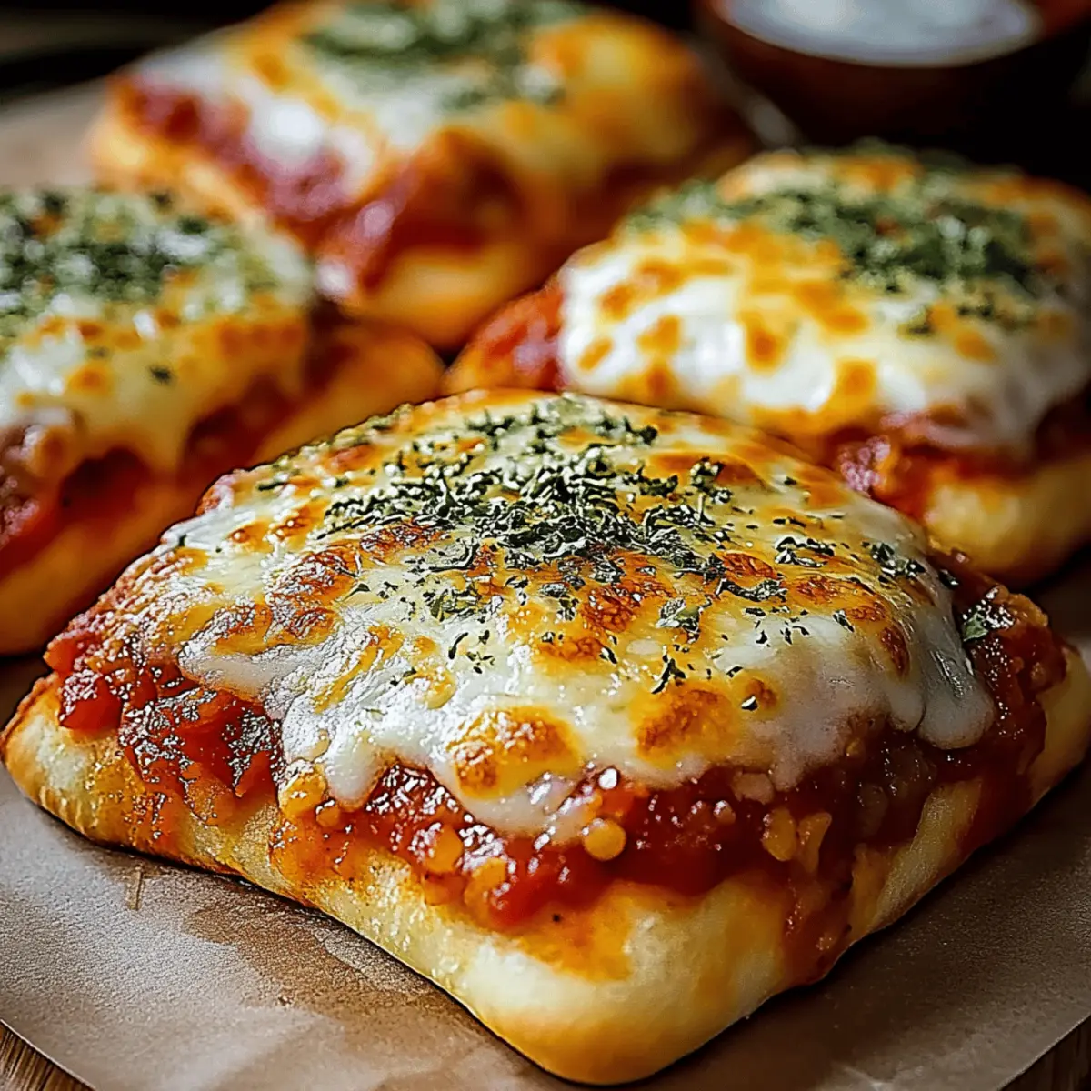 Cheesy Pizza Pockets
