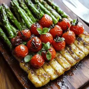 Caprese Roasted Asparagus