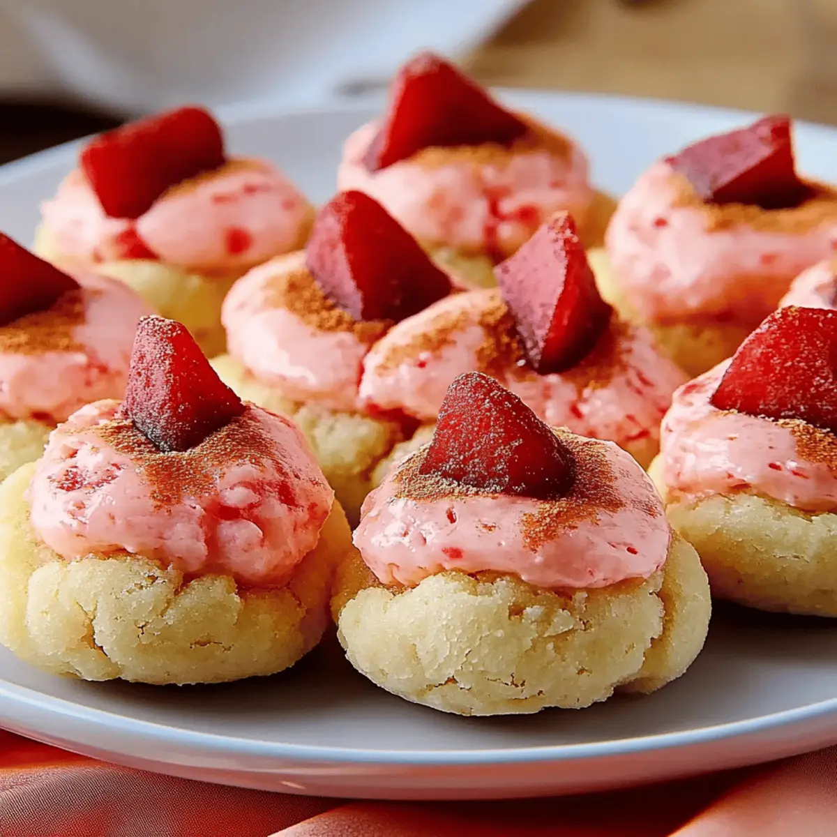 Strawberry Kiss Cookies