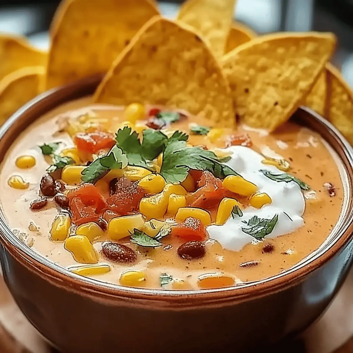 Creamy Chicken Enchilada Soup