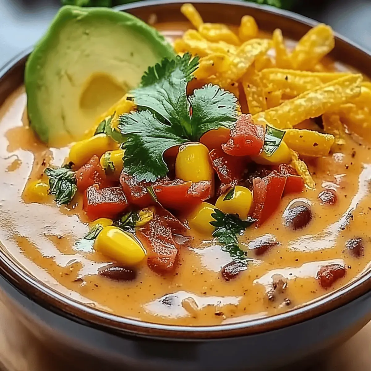 Creamy Chicken Enchilada Soup