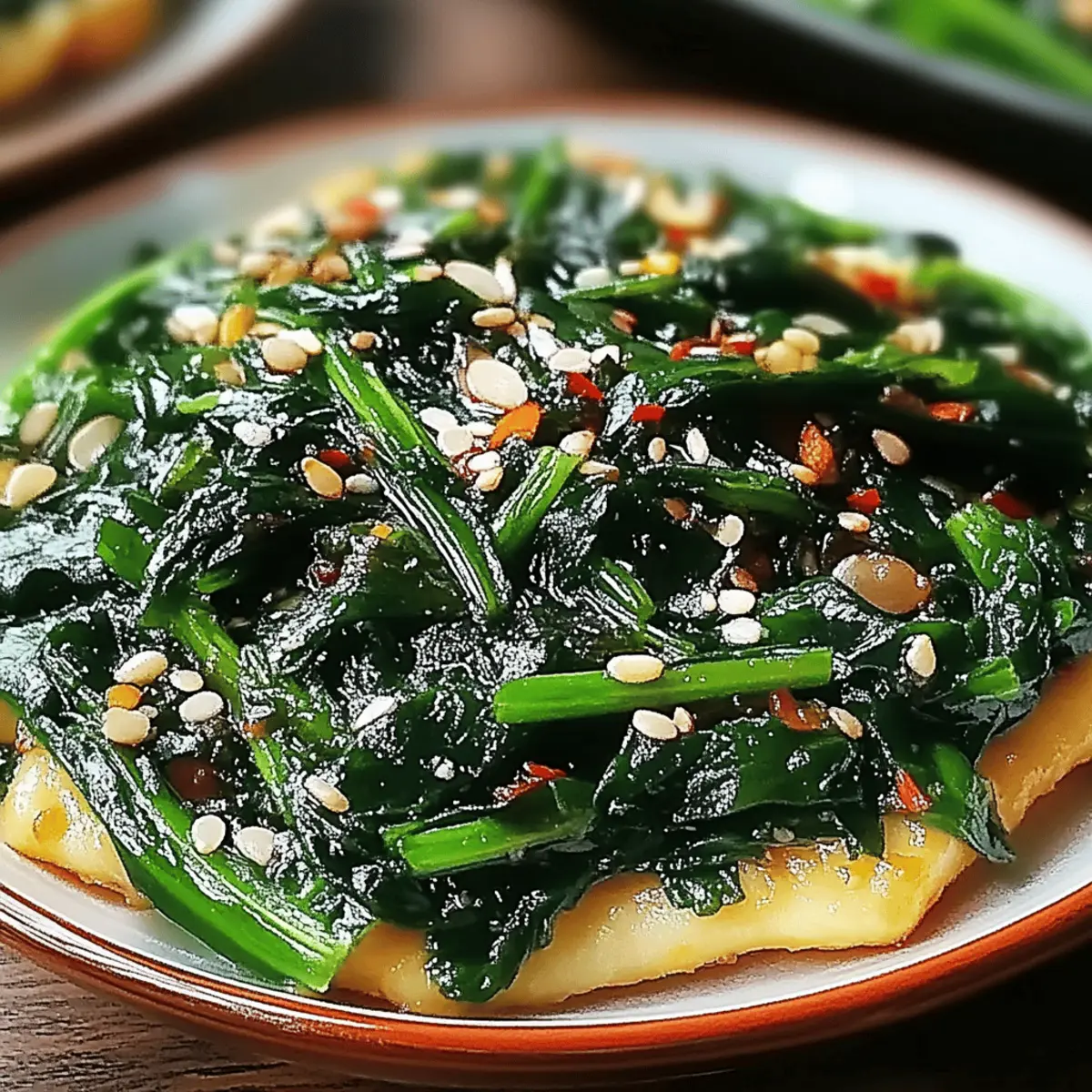 Korean Spinach Salad