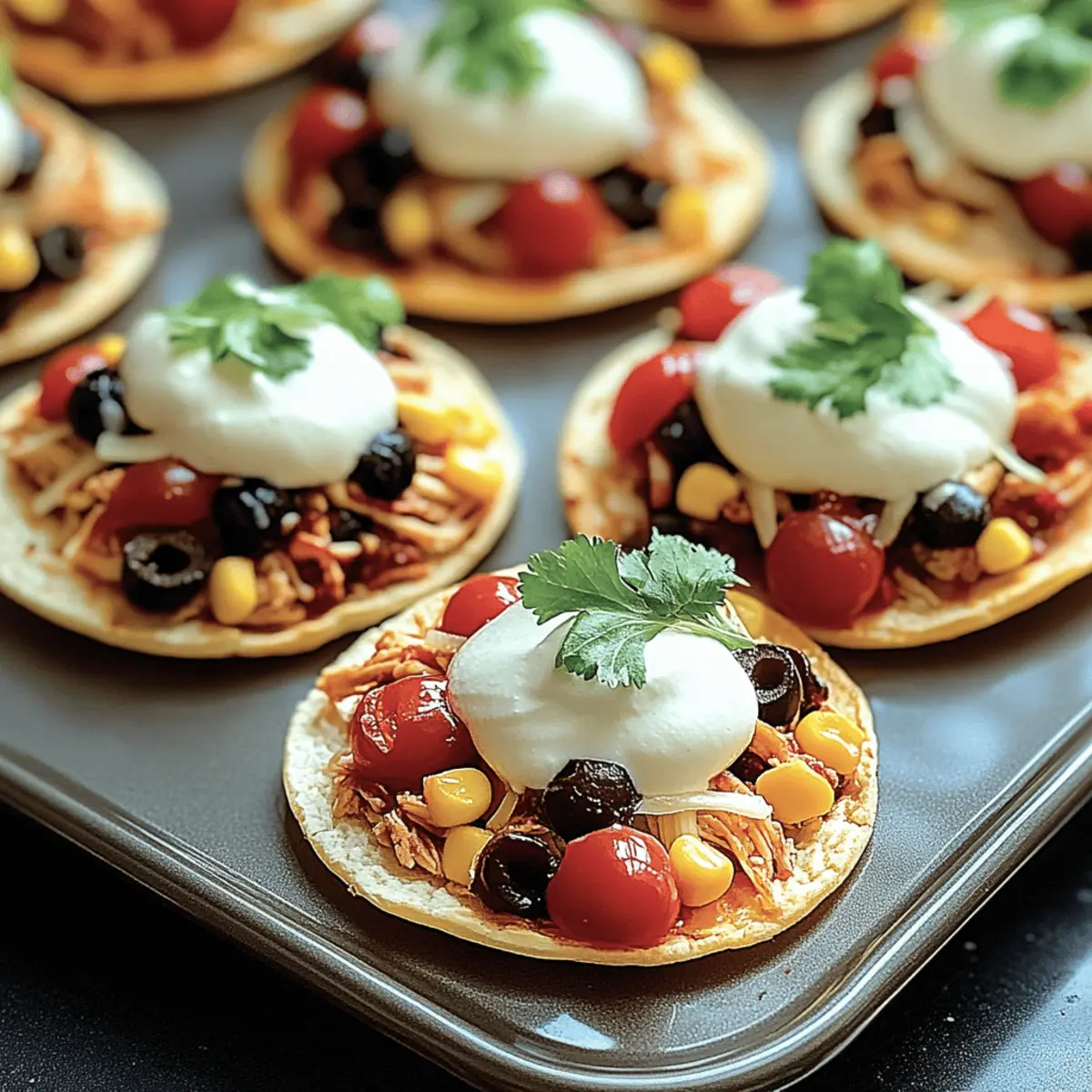 Mexican Rotisserie Chicken Tostadas