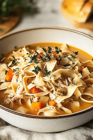 Hearty Chicken Noodle Soup