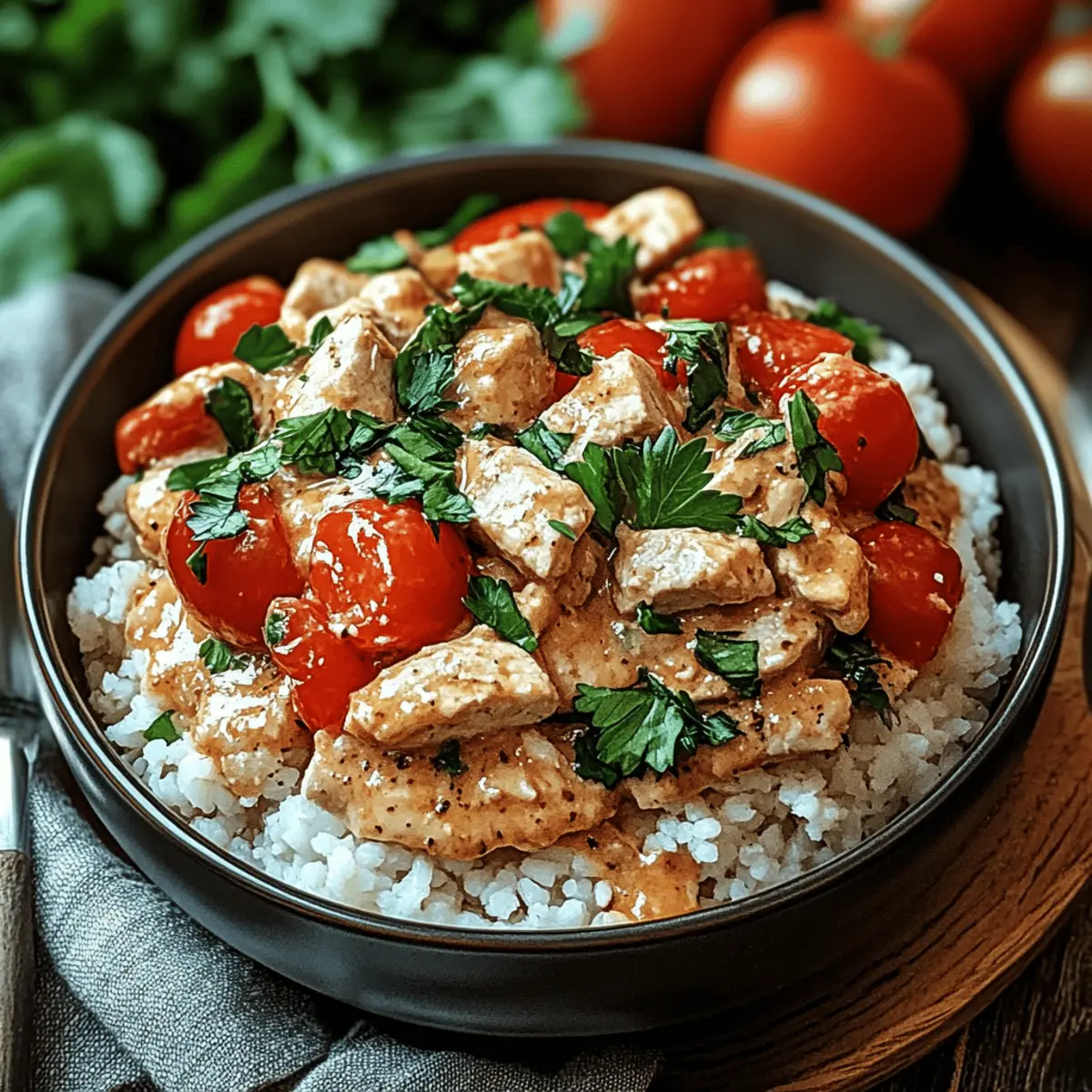 Coconut Chicken Rice Bowl