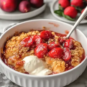 Cherry Crumble