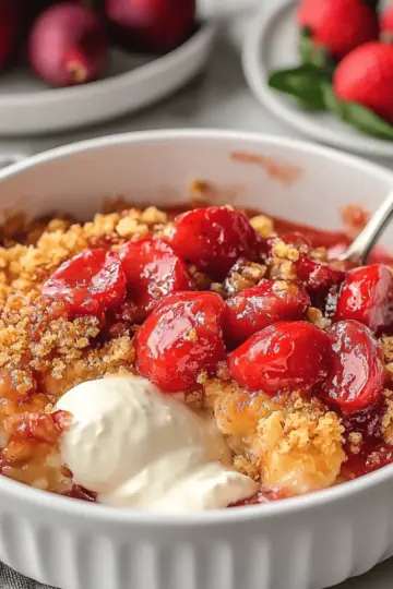 Cherry Crumble