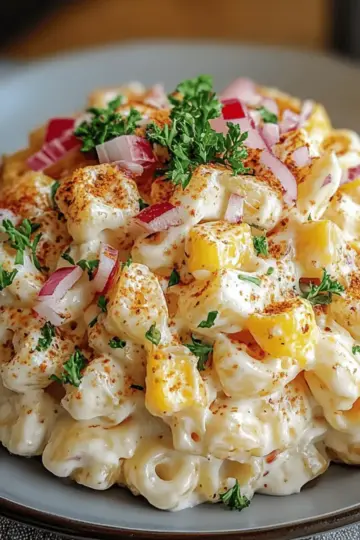 Creamy American Macaroni Salad