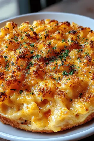 Creamy Baked Cheddar Mac-and-Cheese