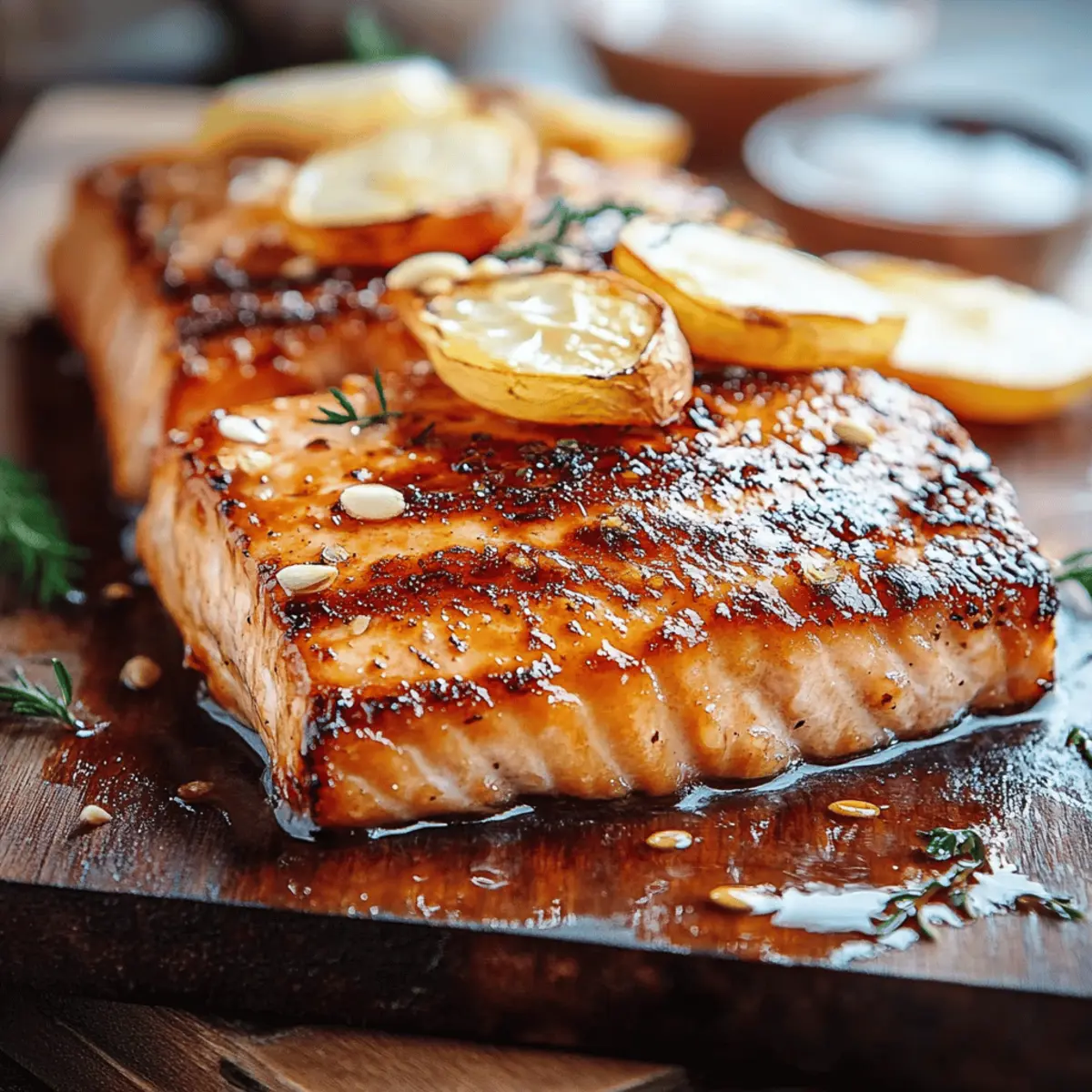 Cedar Plank Grilled Salmon
