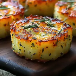 Crispy Parmesan Zucchini Muffins