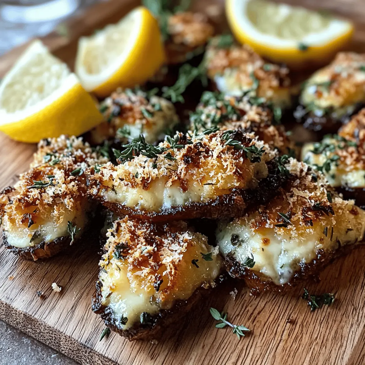 Stuffed Morel Mushrooms
