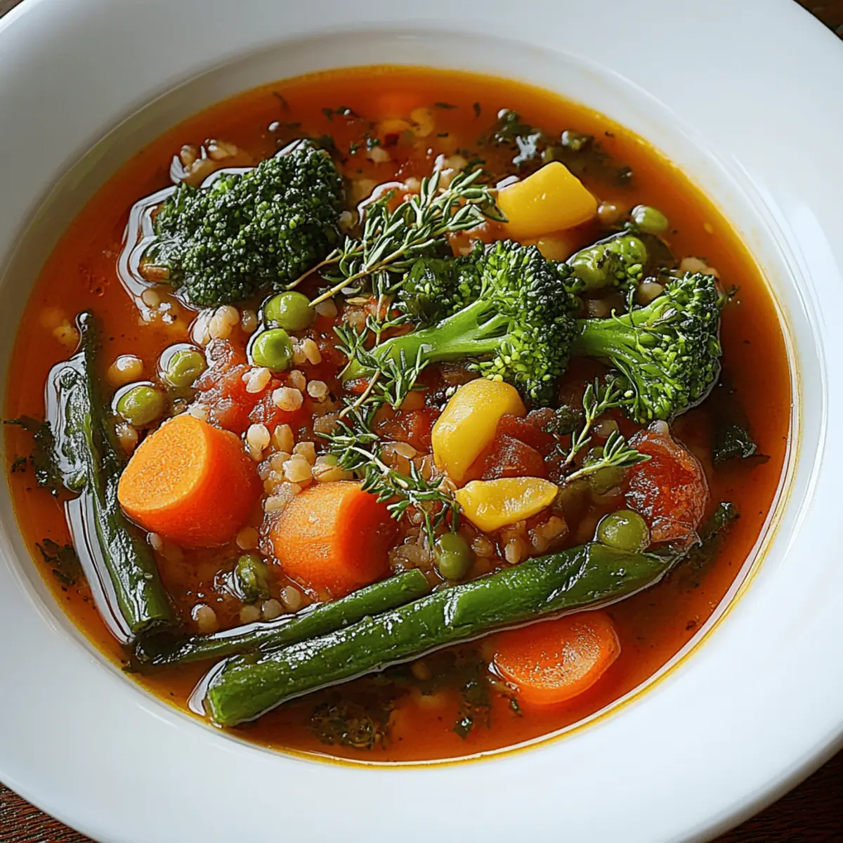 High-Protein Vegetable Soup