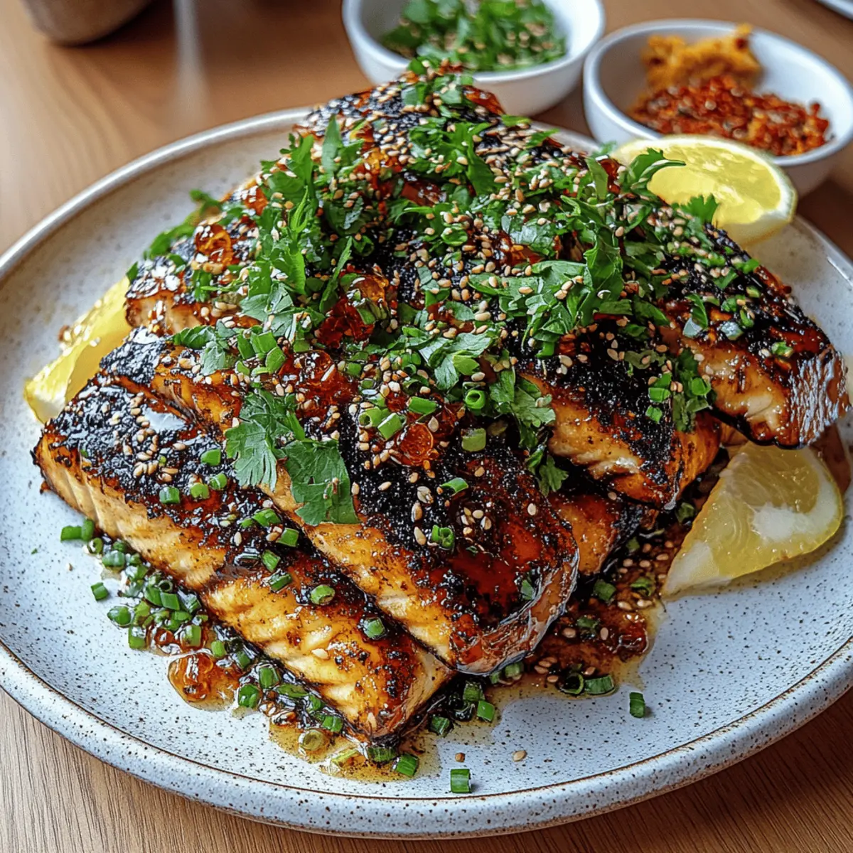 Broiled Miso Salmon