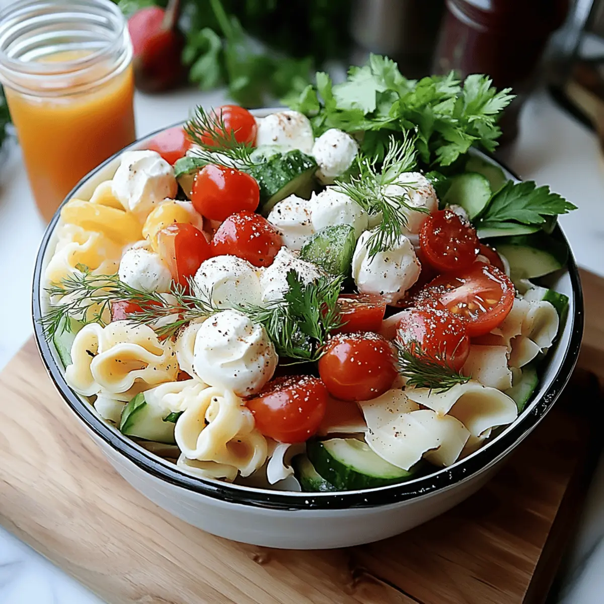Layered Pasta Salad