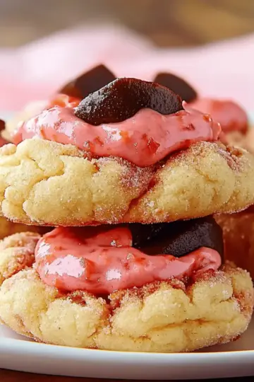 Strawberry Kiss Cookies